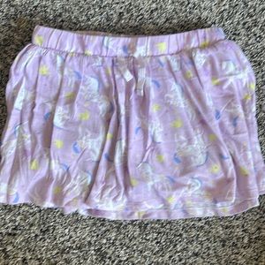 Girls Unicorn skirt with built in shorts